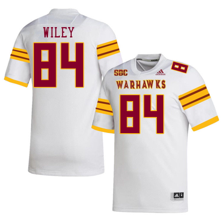 #84 Tristan Wiley Louisiana-Monroe Warhawks College Football Jerseys Stitched-White